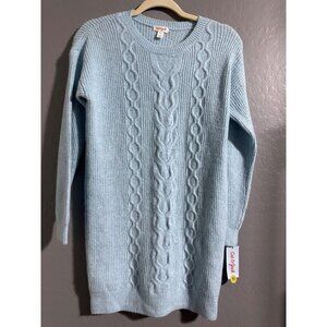 Cat & Jack Girls Crew Neck Knit Long Sleeve Dress Size XL 14 NWT